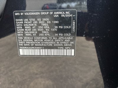 2024 Volkswagen Atlas 2.0T SE