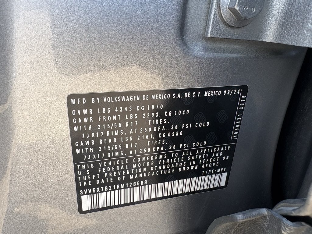 2024 Volkswagen Taos 1.5T S