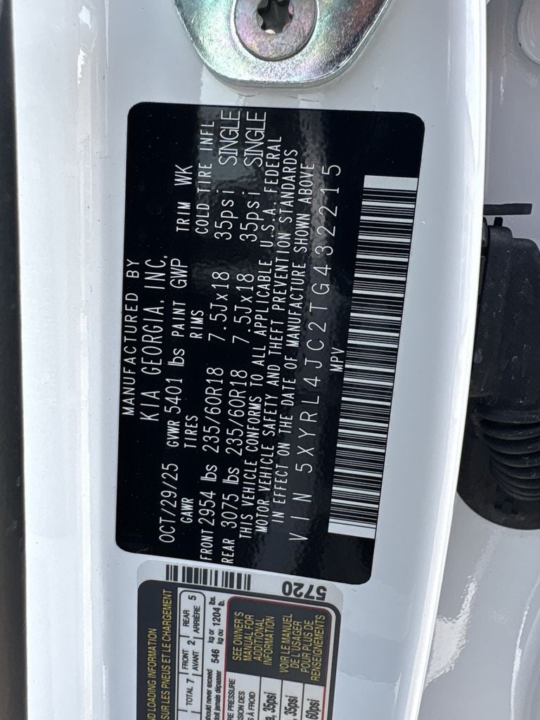 2026 Kia Sorento S
