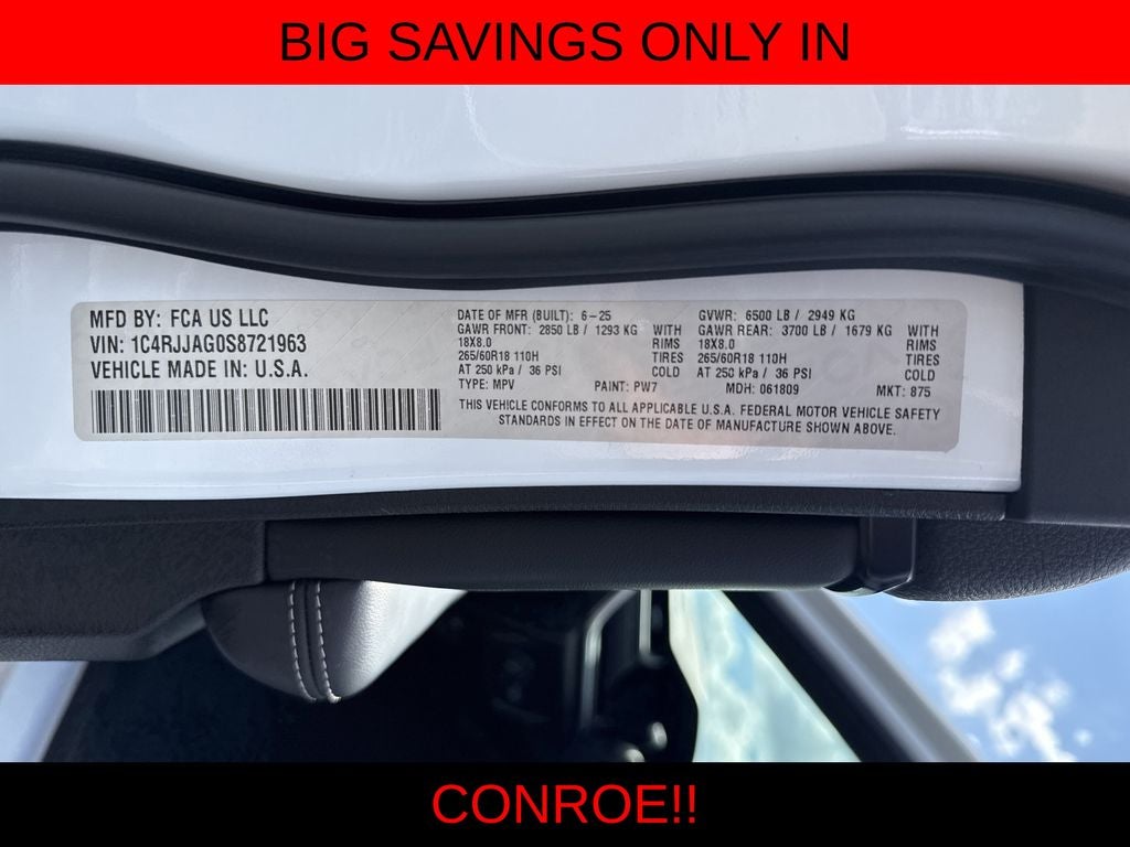 2025 Jeep Grand Cherokee L Laredo