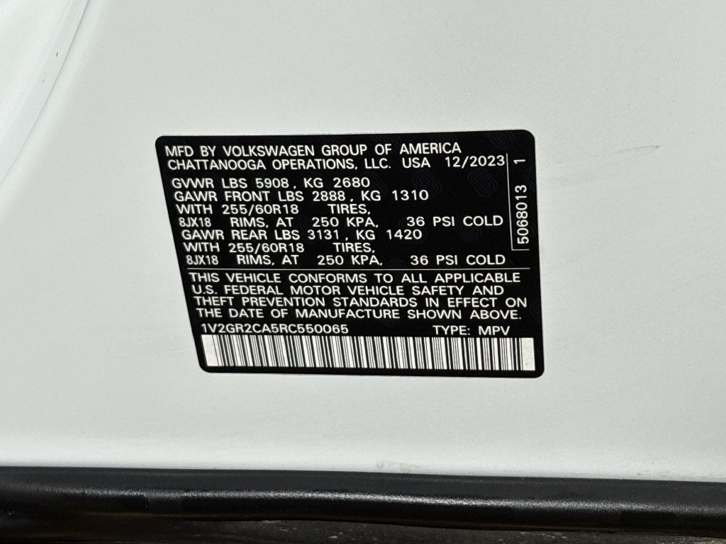2024 Volkswagen Atlas 2.0T Peak Edition SEL