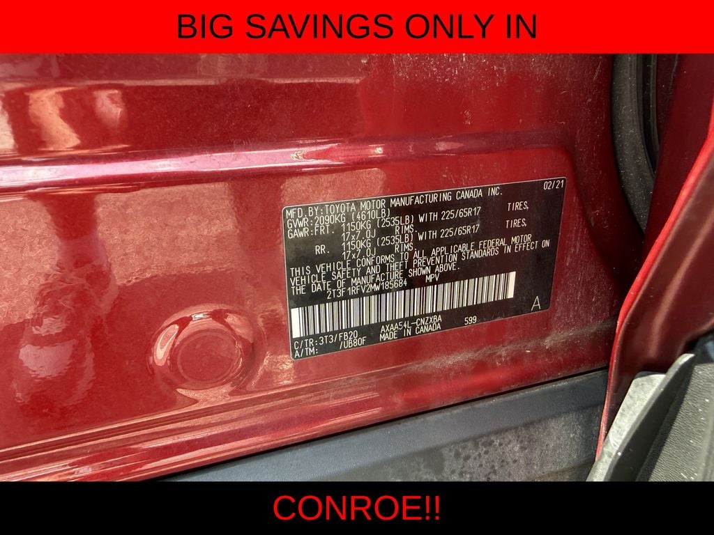 2021 Toyota RAV4 LE