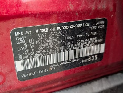 2022 Mitsubishi Outlander SEL