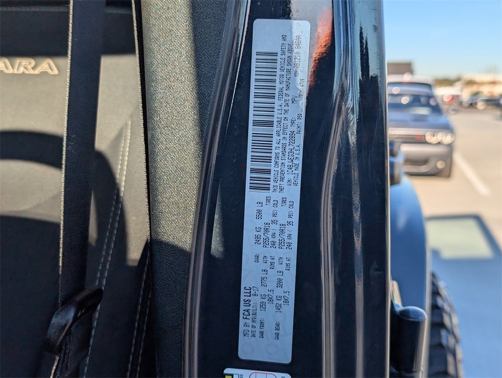 2017 Jeep Wrangler Unlimited Sahara