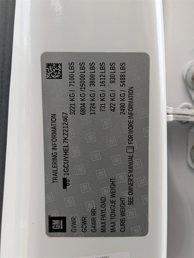 2019 Chevrolet Silverado 1500 High Country