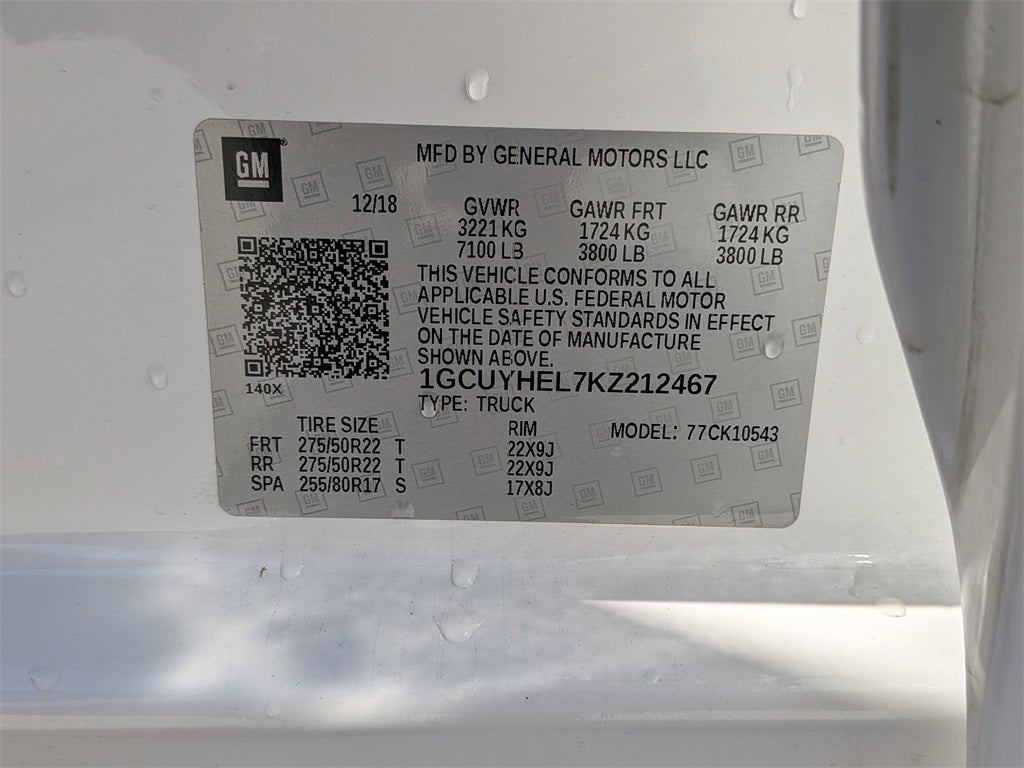 2019 Chevrolet Silverado 1500 High Country