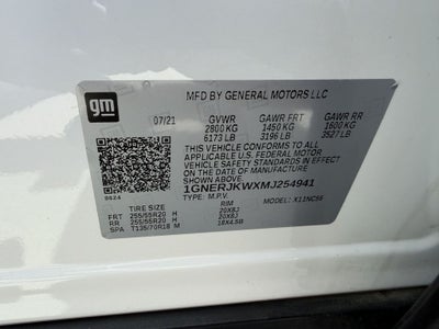 2021 Chevrolet Traverse RS