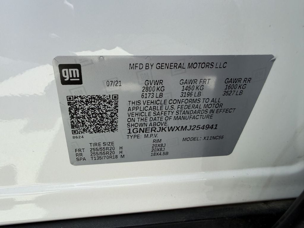2021 Chevrolet Traverse RS