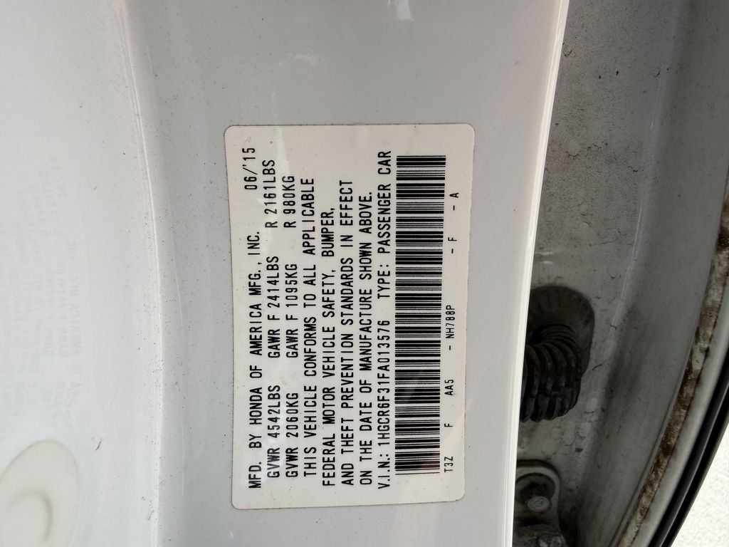 2015 Honda Accord Hybrid Base