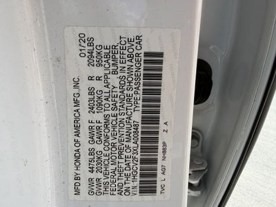 2020 Honda Accord Sport 2.0T