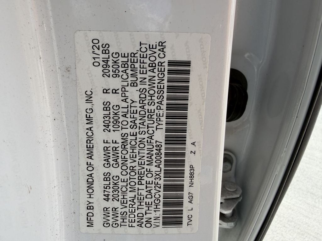 2020 Honda Accord Sport 2.0T