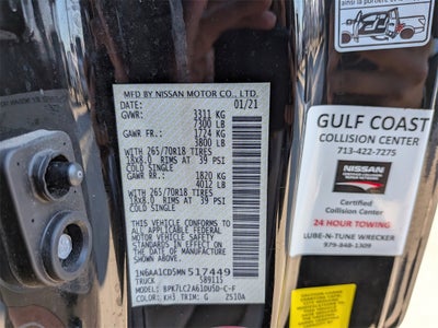 2021 Nissan Titan SV