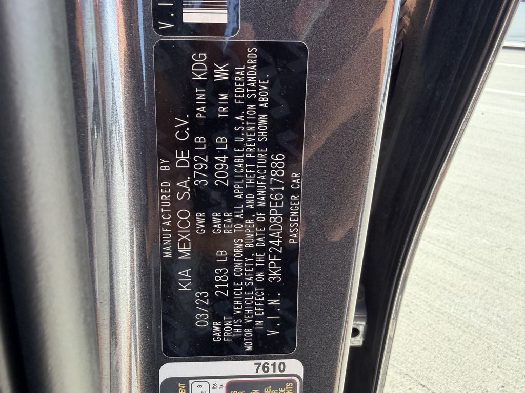 2023 Kia Forte LXS