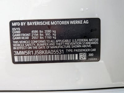 2019 BMW 3 Series 330i