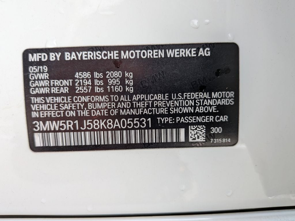 2019 BMW 3 Series 330i