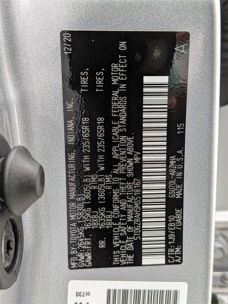 2021 Toyota Highlander XLE