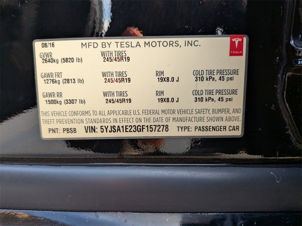 2016 Tesla Model S 90D