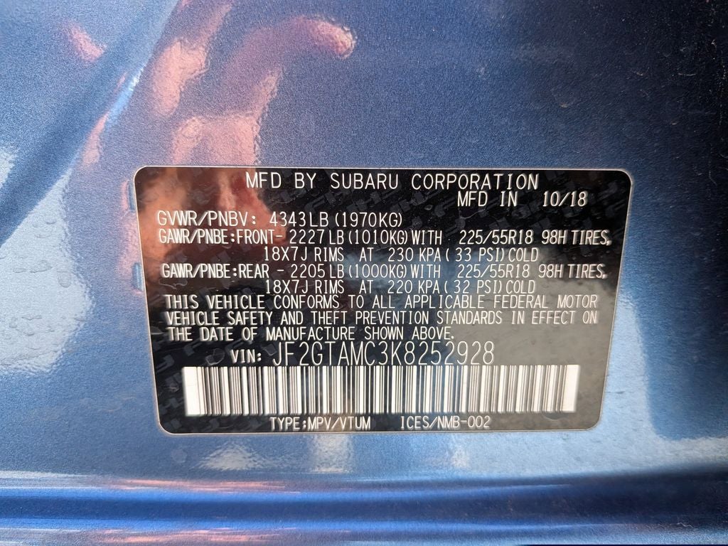 2019 Subaru Crosstrek 2.0i Limited