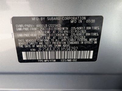 2020 Subaru Forester Premium