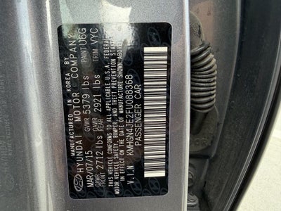 2015 Hyundai Genesis 3.8