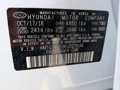 2019 Genesis G70 3.3T Advanced