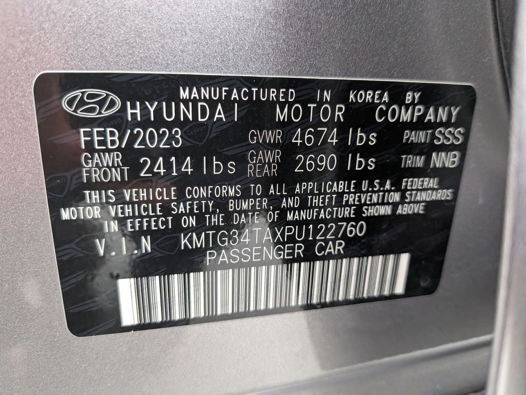 2023 Genesis G70 2.0T