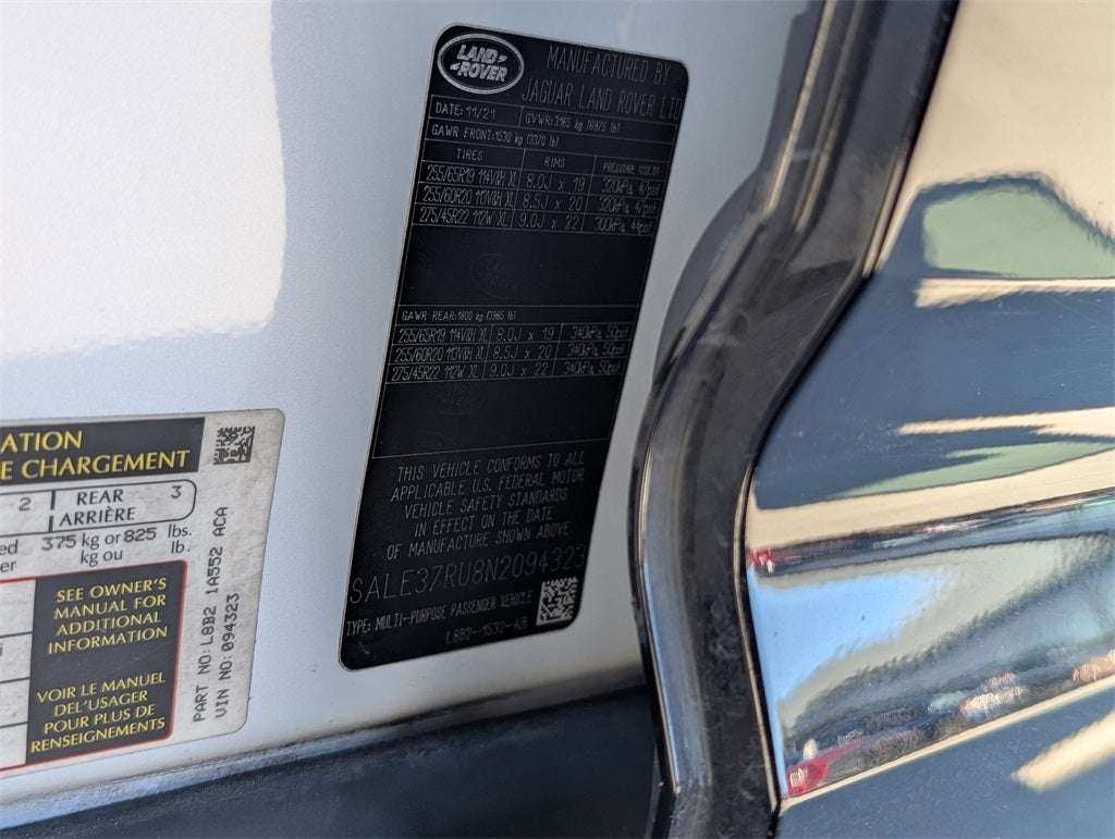 2022 Land Rover Defender 110 X-Dynamic HSE