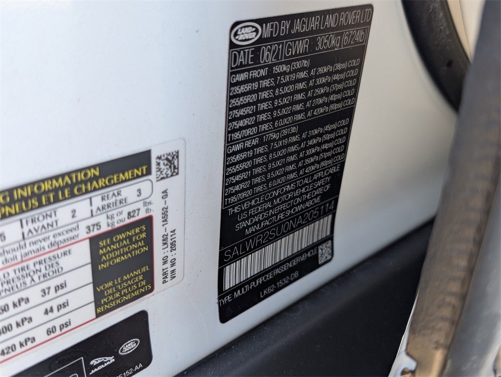 2022 Land Rover Range Rover Sport HSE Silver Edition