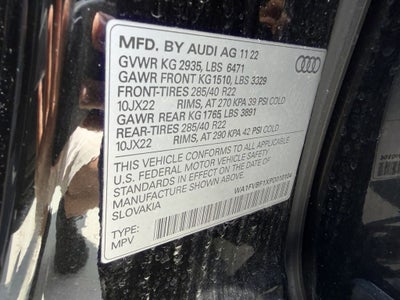 2023 Audi Q8 55 Prestige quattro