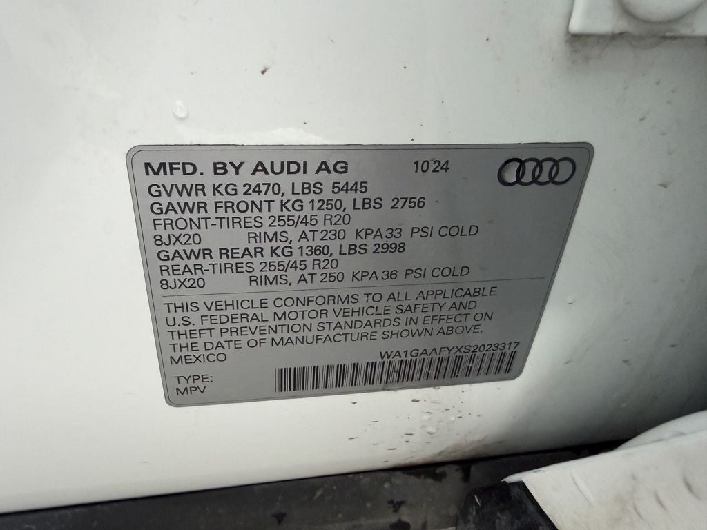2025 Audi Q5 45 S line Premium quattro