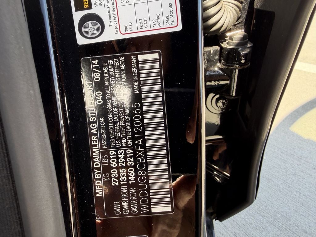 2015 Mercedes-Benz S-Class S 550