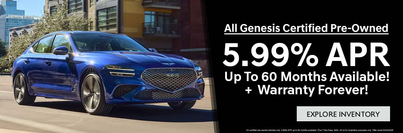 5.99% APR AVAILABLE ON CERTIFIED PRE-OWNED!