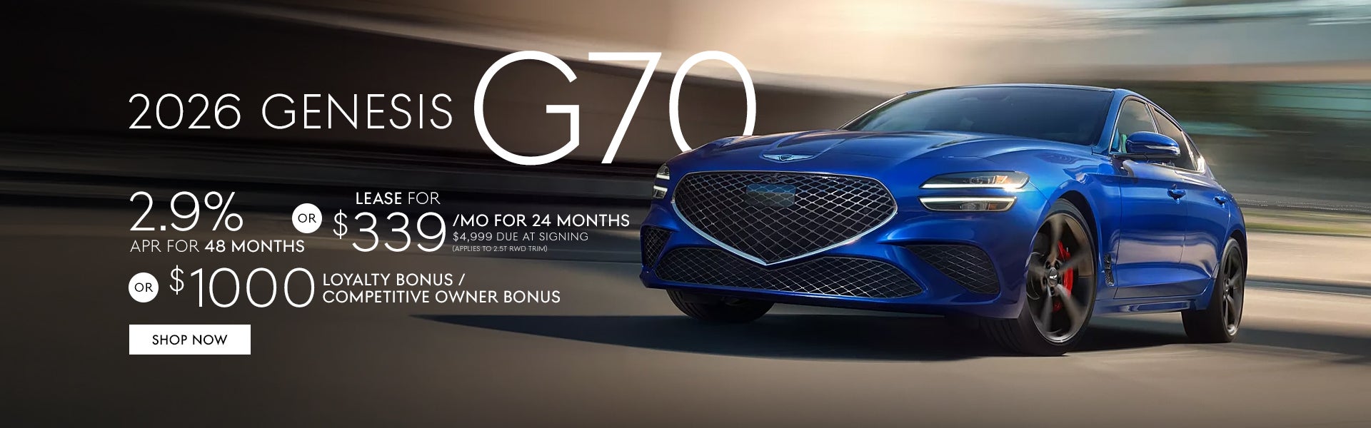 2026 Genesis G70