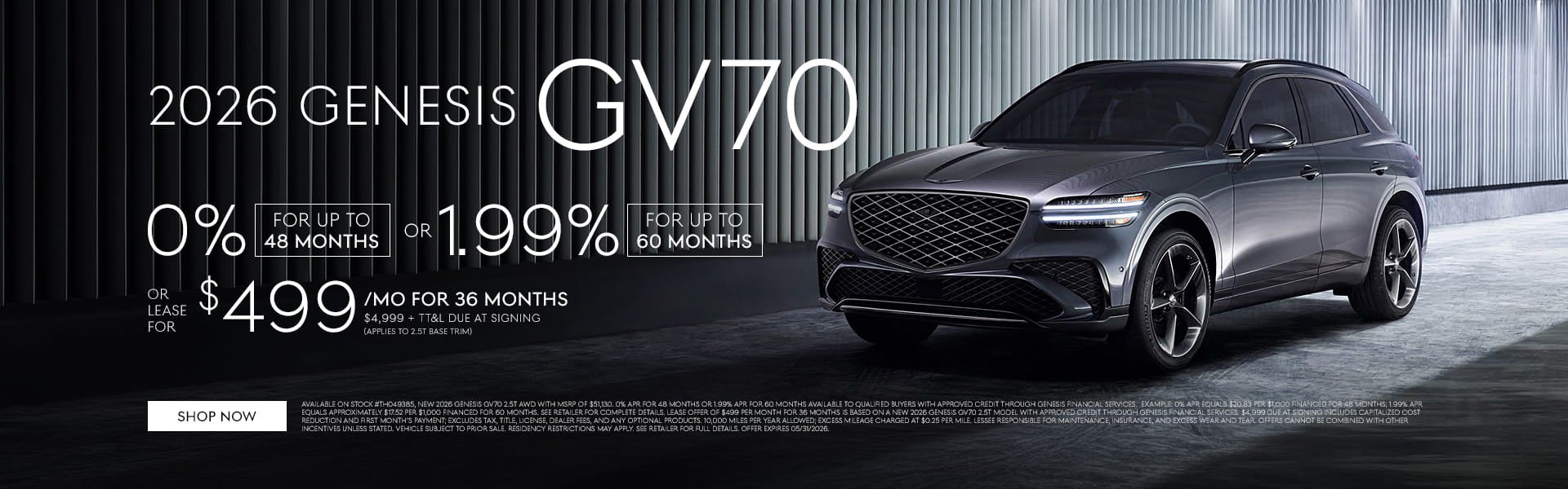 2026 Genesis GV70
