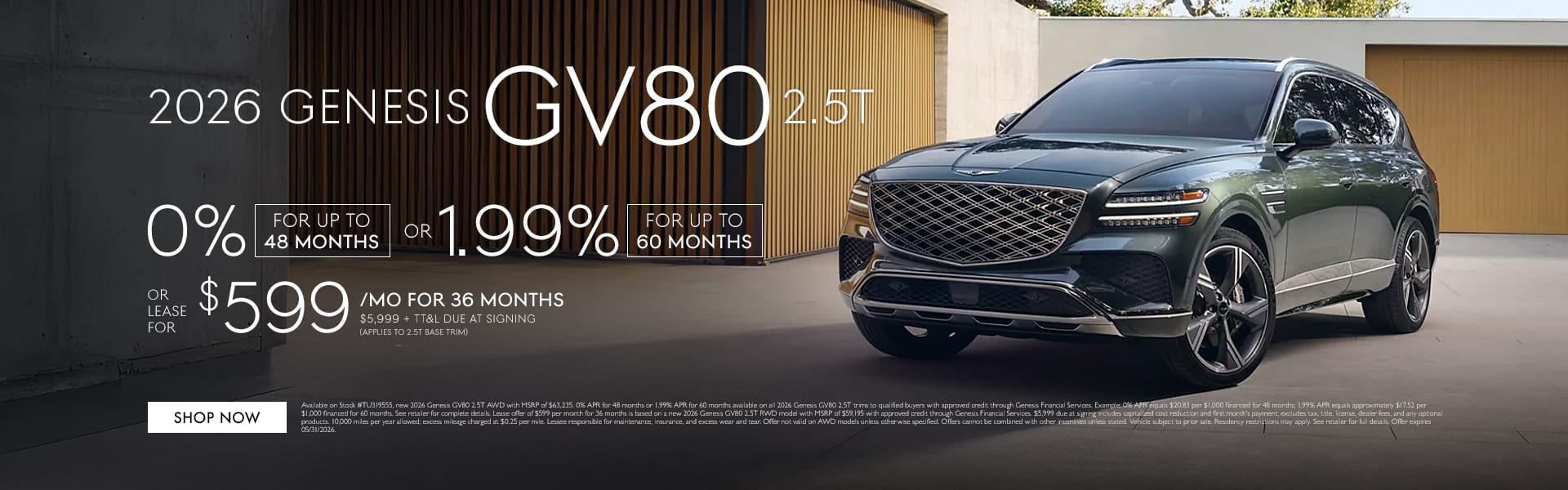 2026 Genesis GV80