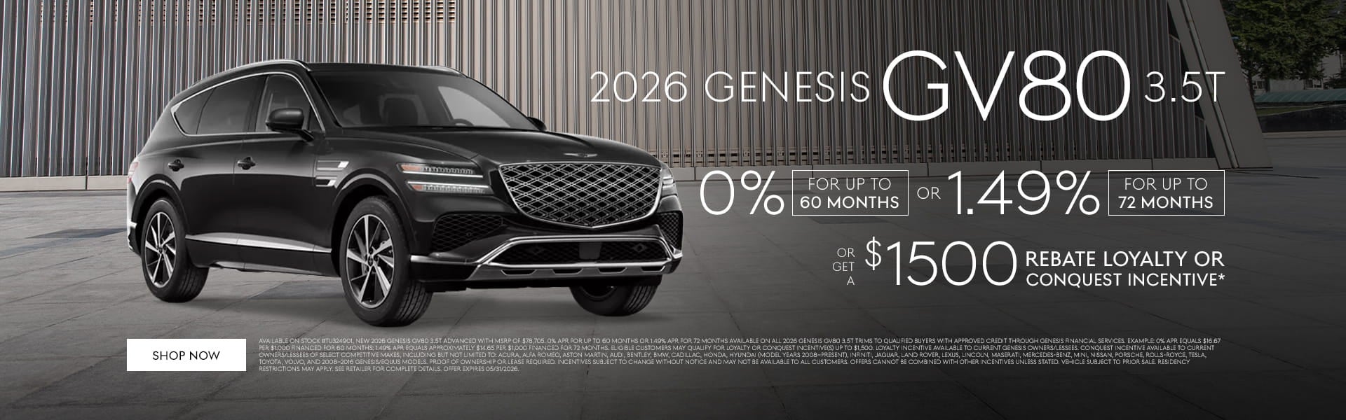 2026 Genesis GV80